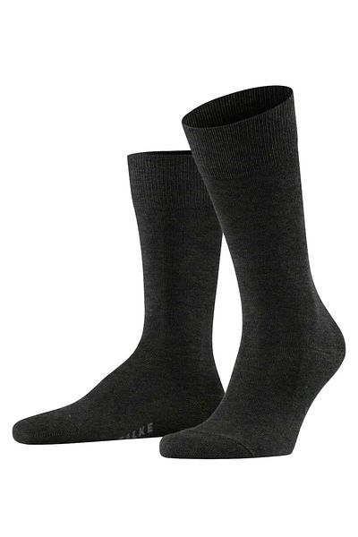 FALKE Herren Socken - Family SO, Allrounder Strümpfe, Uni, Baumwollmischung
