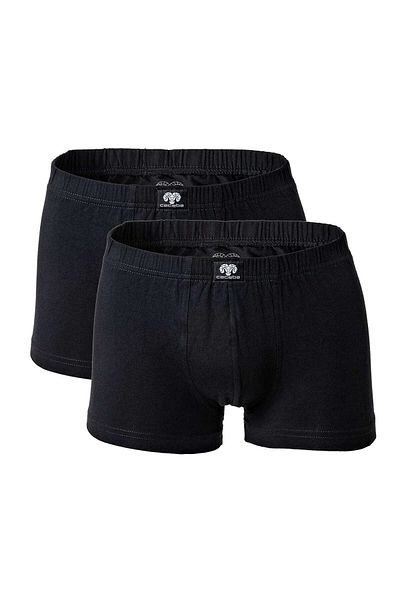 Ceceba Herren Shorts, 2er Pack - Kurze Hosen, Basic, Baumwoll Stretch, M-8XL, einfarbig