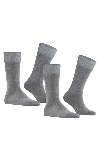 FALKE 2er-Pack Herren-Socken – Happy & Kurz Baumwolle-Socken