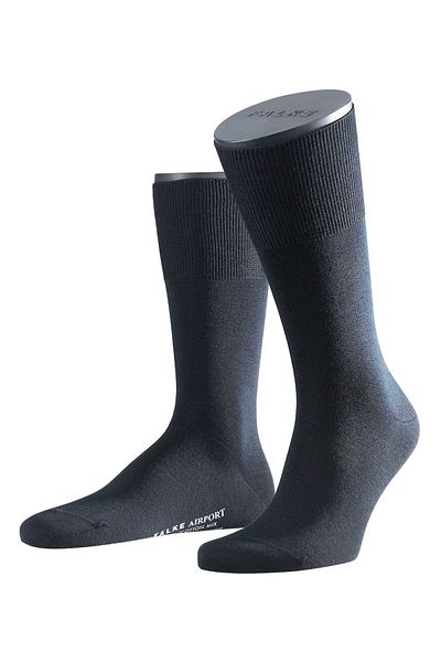 FALKE Herren Socken – Flughafen, Kurzstrumpf, Unifarben Freizeit- und Business-Socken