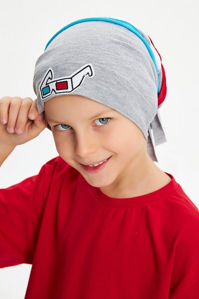 Babygiz Baby Kids Colorful Striped Car Figured 4 Season Hat Beanie Soft 100% Cotton Combed Cotton