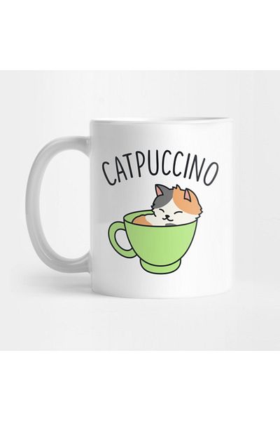 Pixxa Catpuccino - Cat Mug Cup