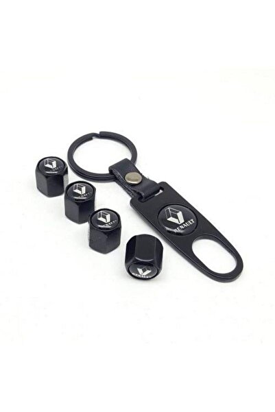 YUKATİCARET Renault Logolu Metal Sibop Kapağı Anahtarlık Set (ithal Ürün)