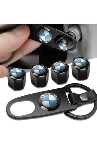 YUKATİCARET Bmw Logolu Metal Sibop Kapağı Anahtarlık Set (ithal Ürün)
