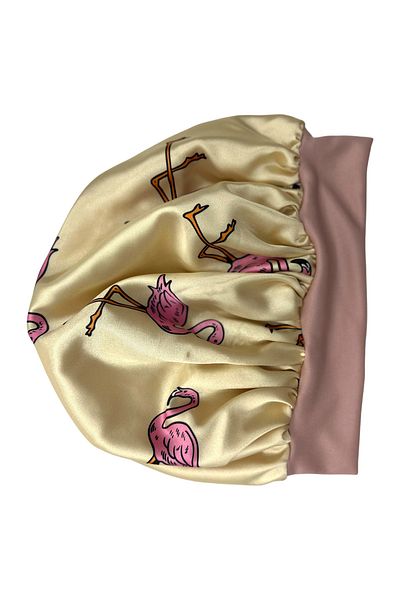 pistore Satin Bonnet Sleeping Cap for Curly Hair