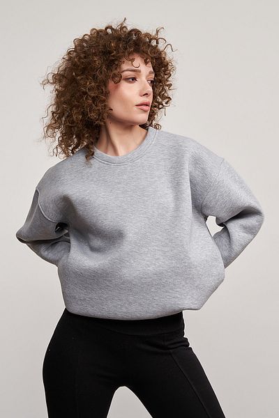 MBEY1989 Mbey Oversize светлосив суитшърт - унисекс