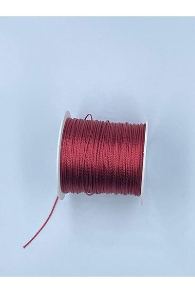 Hobimos 1,0 mm κορδόνι αλεξίπτωτου Claret Red (μακραμέ κορδόνι)