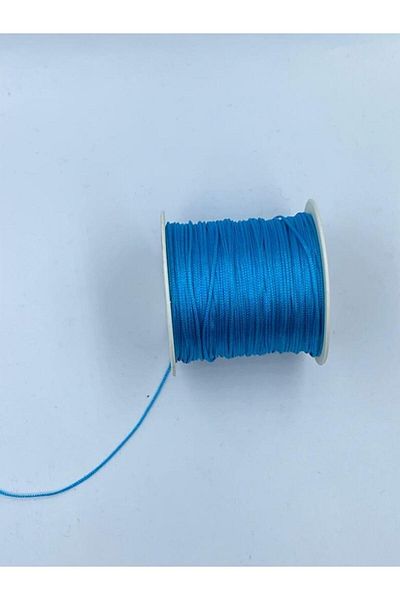 Hobimos 1,0 mm κορδόνι αλεξίπτωτου ζωντανό μπλε (σχοινί μακραμέ)