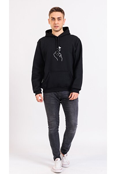 Yasolin Hanorac unisex colorat cu glugă Love Lover Combinație