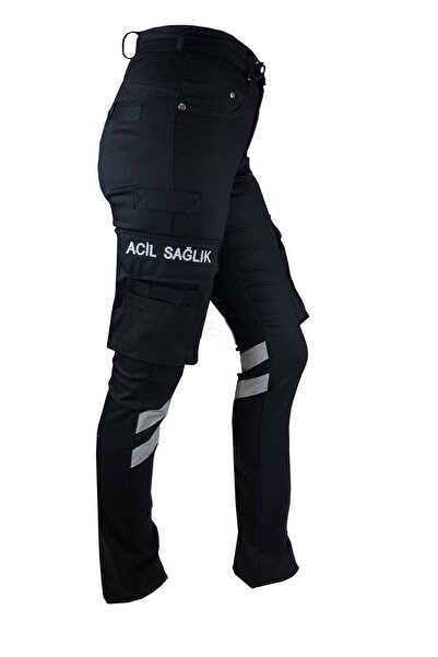 İBA MEDİKAL Yeni Acil Sağlık Personeli Likralı Cotton Pantalon (slim Fit)