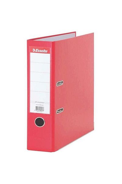 Esselte Plastic Colored Large Folder 24 Pieces Red