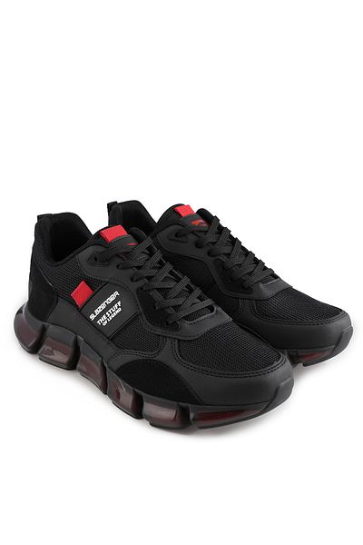 Slazenger Pantofi pentru bărbați Zaınan Sneaker Negru / Roșu