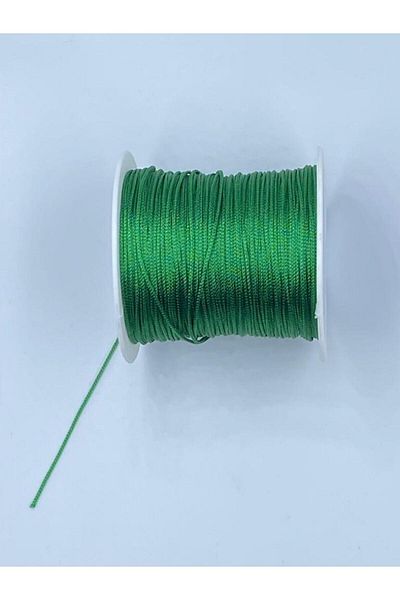 Hobimos 1.0 Mm Parachute Rope Green (Macrame Rope)