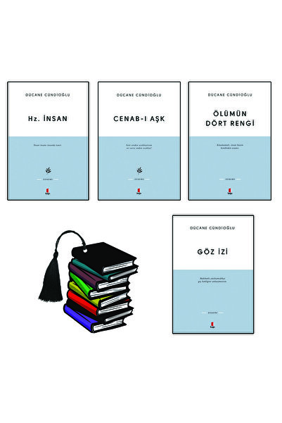 Kapı Yayınları Dücane Cündioğlu - Hz. Insan - Cenabı Aşk - Ölümün Dört Rengi - Göz Izi -yırtılmaz Ayraç Hediye