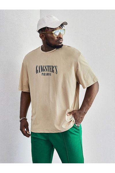Machetta Μπλουζάκι Gangster's Paradise Printed Oversize Crew Neck