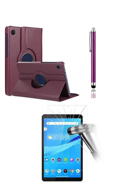 TEKNETSTORE Lenovo Tab M8 Tb-8505f 8 Inç Za5g0100tr 360° Dönerli Tablet Kılıfı 3lü Set