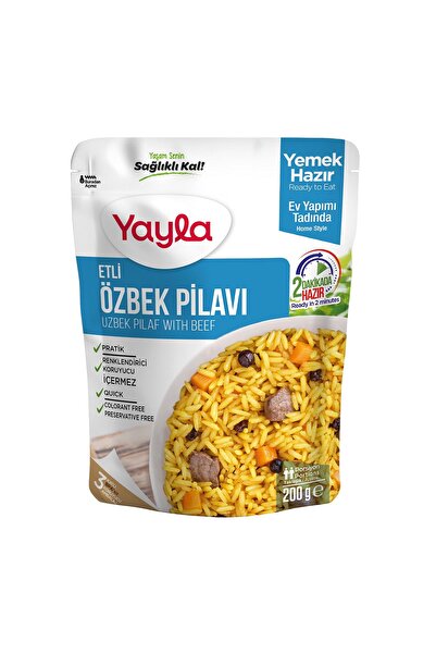 Yayla Yemek Hazır Etli Özbek Pilavı 200 Gr