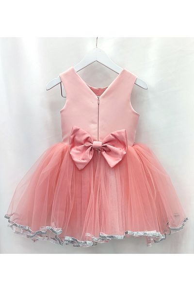MODA NUR 1 έτους, ροζ χρώμα, κρυστάλλινη πέτρα και κεντημένη με χάντρες, φόδρα