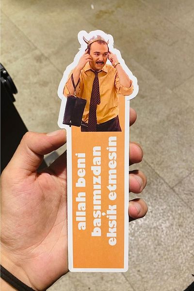 Namgo Partea europeană „Burhan Başımızdan” Set de cărți cadou tăiate special