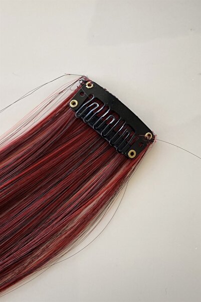 TAKIŞTIR Side Snap Hairpiece / Ombre Two Color / 50 Cm