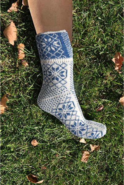 Yünsan Retro Yün Çorap