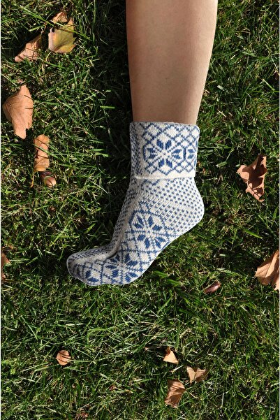 Yünsan Retro Yün Çorap