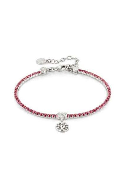 NOMİNATİON Chıc & Charm Bracelet Ed, Colors In 925 Silver And Cz (035_red Life Tree)