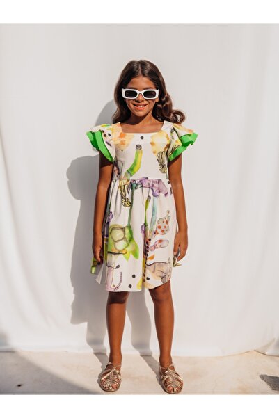 SheShe فستان بناتي - Dsl0115 فراشة