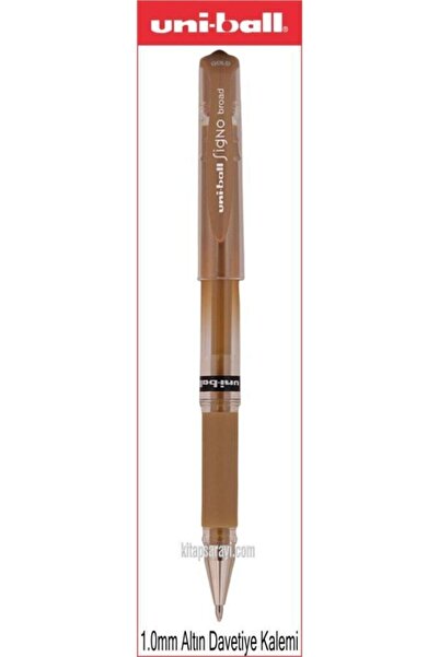 UNİ-BALL Uniball Signo Broad 1.0 Mm Altın Davetiye Kalemi Um-153