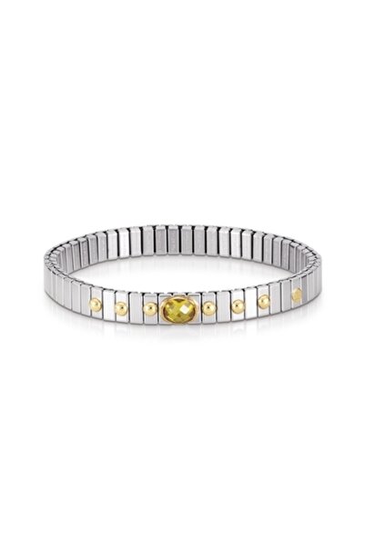 NOMİNATİON Extensıon Bracelets (s) In Stainless Steel With 18k Gold And Faceted Cubic Zirconia (002_yellow)