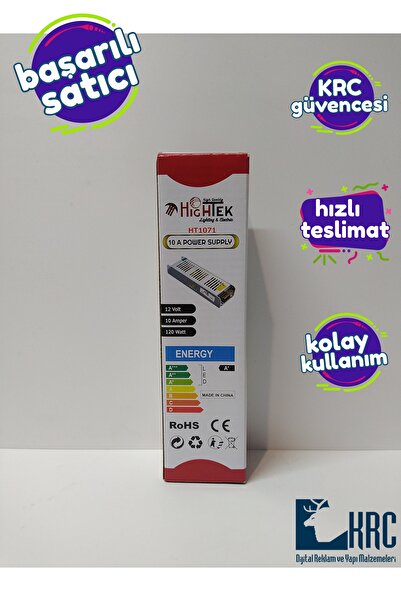 KRCDİJİTAL Hightec Led Trafo-power Supply 12-120-10