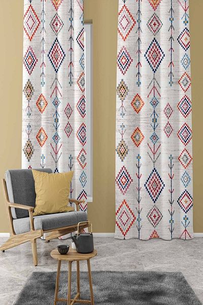 Pilloveland Perdeau de fundal cu o singură aripă 140*280 Cm - Kilim