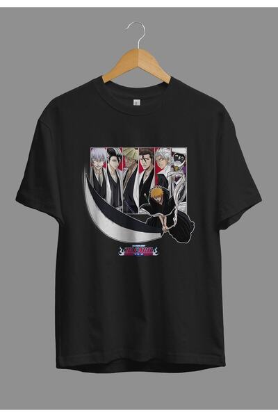 ZOKAWEAR Loose Fit Unisex Bleach Team Captains Custom Design Anime T-Shirt