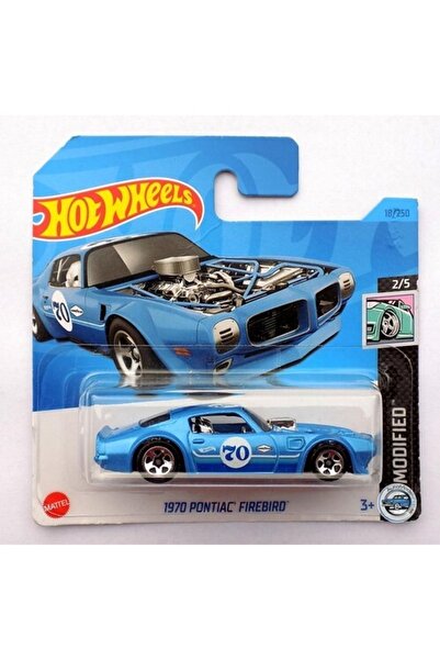 HOT WHEELS 1970 بونتياك فايربيرد سيارات لعبة زرقاء