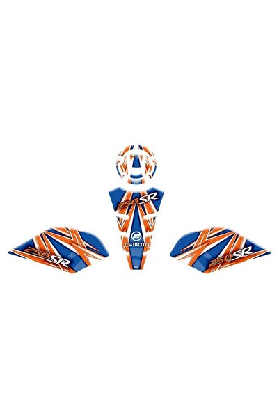 Gogo Cf Moto 250 Sr Turuncu Mavi Tank Pad