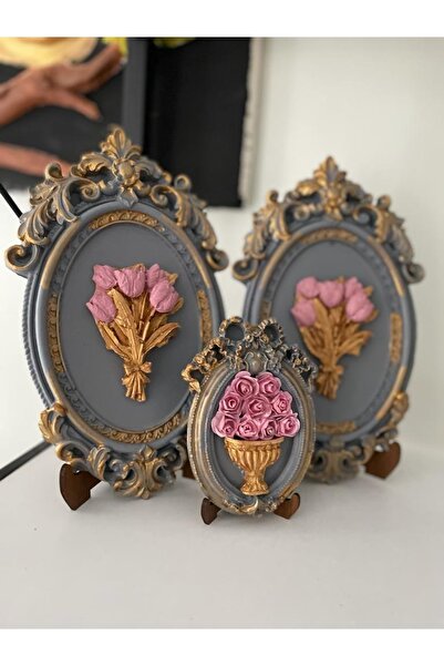 busraconcept Tablou de perete din 3 piese cu cadru