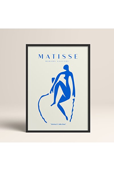 HOMEPACK Crna laminirana uokvirena apstraktna šarena slika sa modernim umetni...