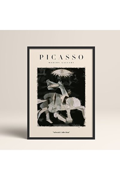 HOMEPACK Pictură din colecția de lucrări de artă abstracte din Galeria Modernă Picasso înrămată