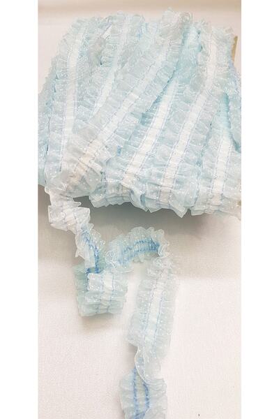 FdayAksesuar Accesoriu panglică decorativă șifon cu volane cu model – Panglic...