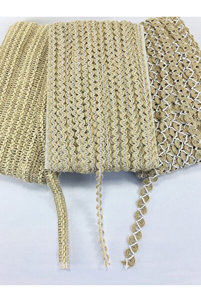 FdayAksesuar Διακοσμητική Λωρίδα Αξεσουάρ Ψάθινη Διακοσμητική Λωρίδα – Σετ Δι...