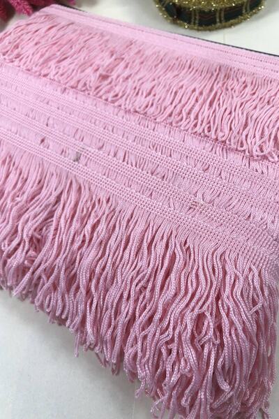 FdayAksesuar Panglică decorativă Accesoriu Roz cu franjuri și ciucuri Lățime ...