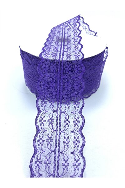 FdayAksesuar Διακοσμητική Κορδέλα Αξεσουάρ Μωβ Δαντέλα Κορδέλα 3 Μέτρα – Διακ...