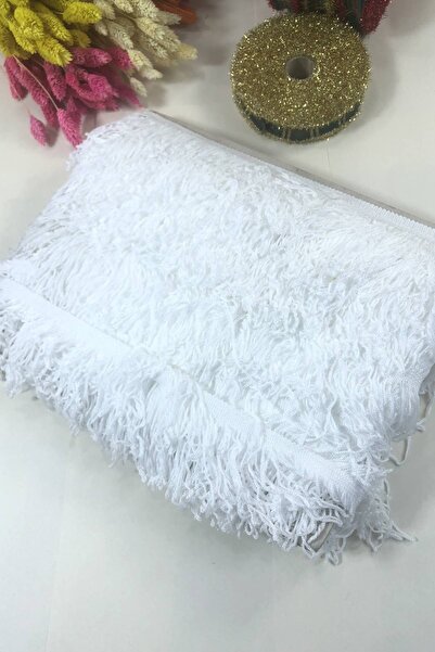 FdayAksesuar Accesoriu Panglică Decorativă Fringe din Sfoară Albă Lățime 20 C...