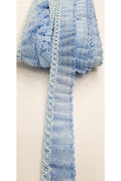 FdayAksesuar Διακοσμητική Κορδέλα Αξεσουάρ Anze με Πέτρες Νερού και Βολάν--10...