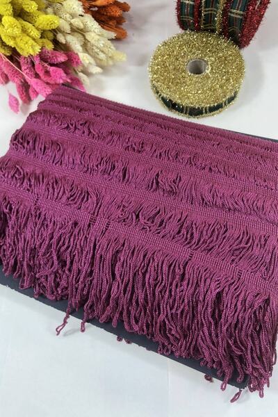 FdayAksesuar Panglică decorativă Accesoriu cu franjuri și ciucuri, lățime 10 ...