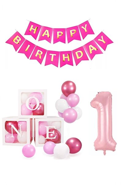 BİDOLUMUTLULUK 1 Yaş Doğum Günü Konsepti One Happy Bırthday