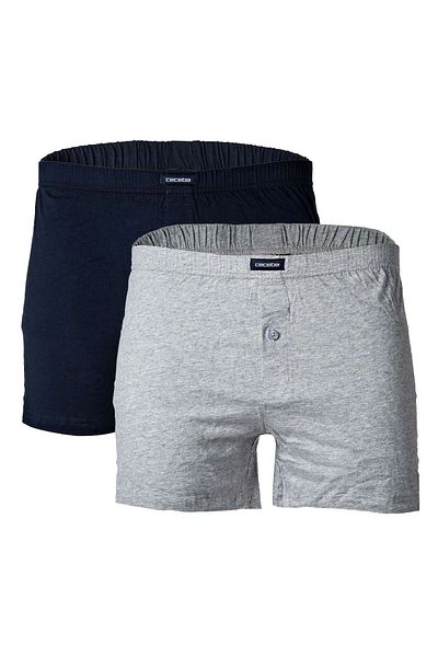 Ceceba Herren Shorts, 2er Pack - Boxershort, Basic, Baumwolle, M-8XL, einfarbig