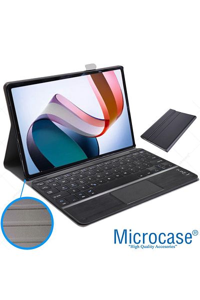 Microcase Xiaomi Redmi Pad 10.61 - Stand Case with Bluetooth Keyboard and Touchpad - Bkk2