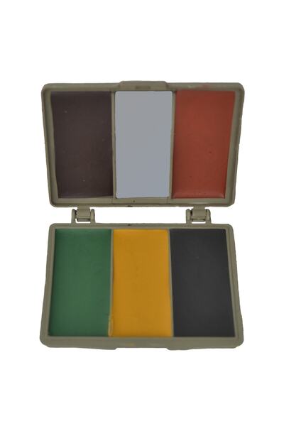 Genel Markalar Kamuflaj Yüz Boyası (AYNALI) , Profesyonel Yüz Kamuflaj Boyası