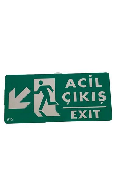 BERTUĞ İŞ ELBİSELERİ GİYİM VE İMALATI علامة اتجاه الخروج من الطوارئ إلى اليسار